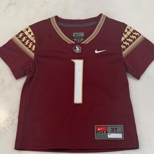 FSU Nike Kids Burgundy and Gold Jersey